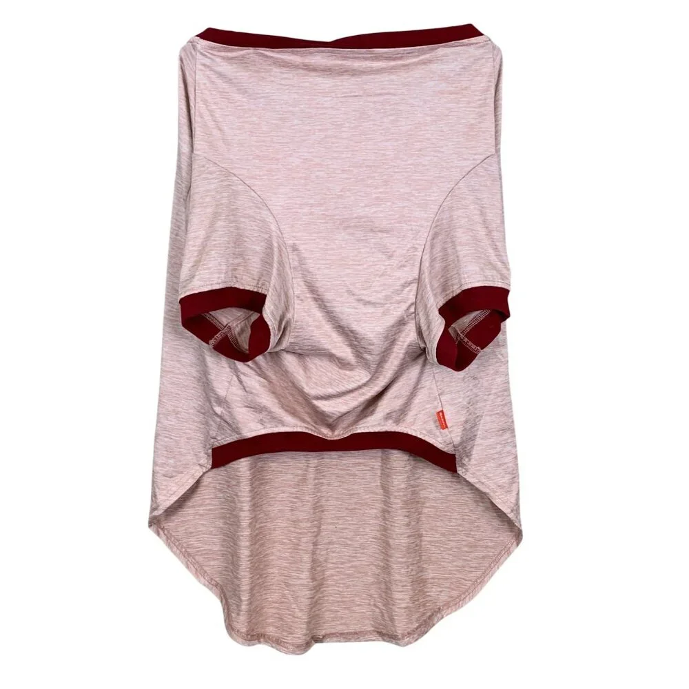 Reddy Pet Dog T-Shirt‎ Lightning Tee 3XL  XXXLPoly/Cotton Maroon Pink 25-27 in